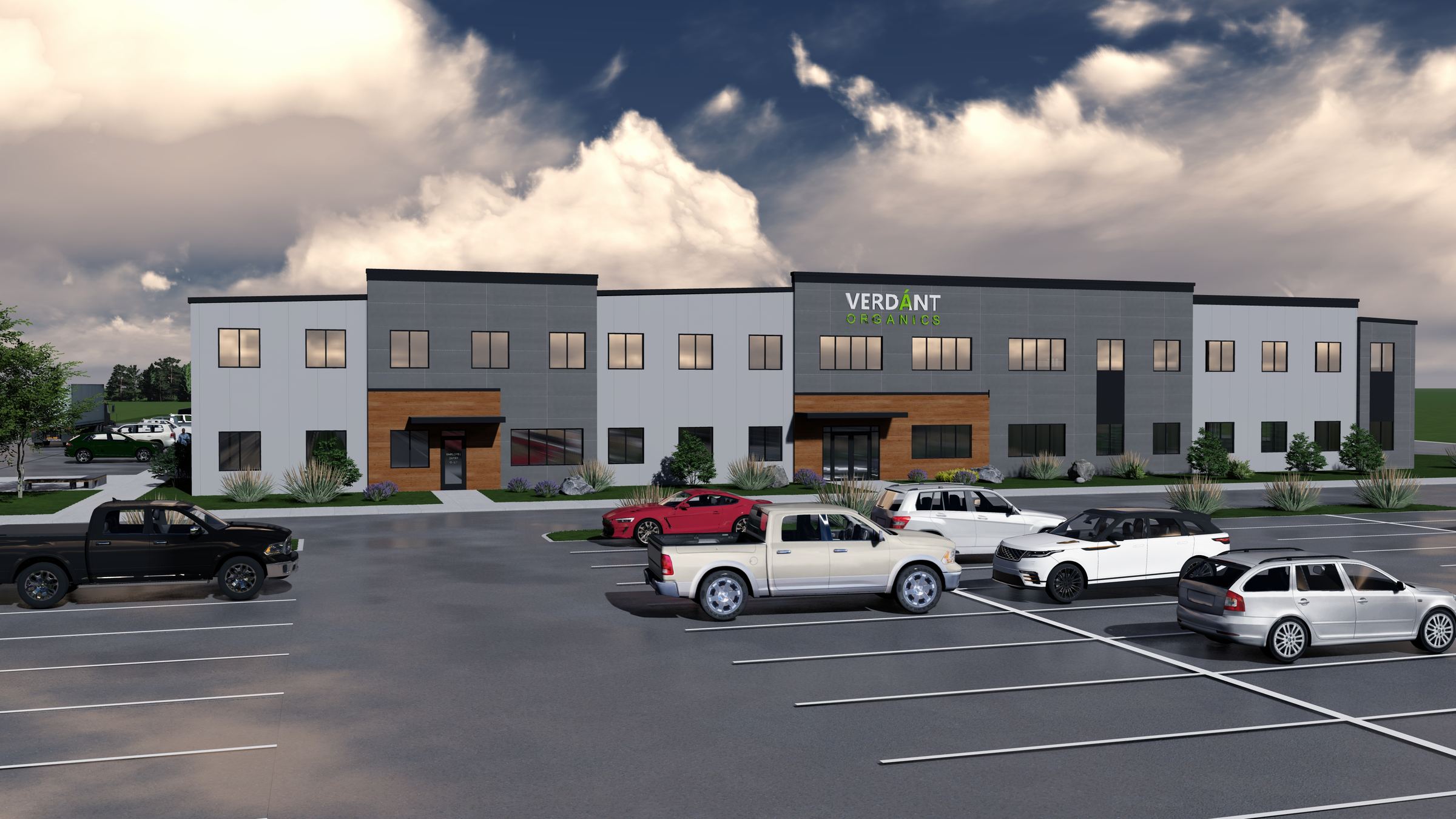 Rendering of the planned Verdánt Organics facility at 1761 Energy Drive, Mankato