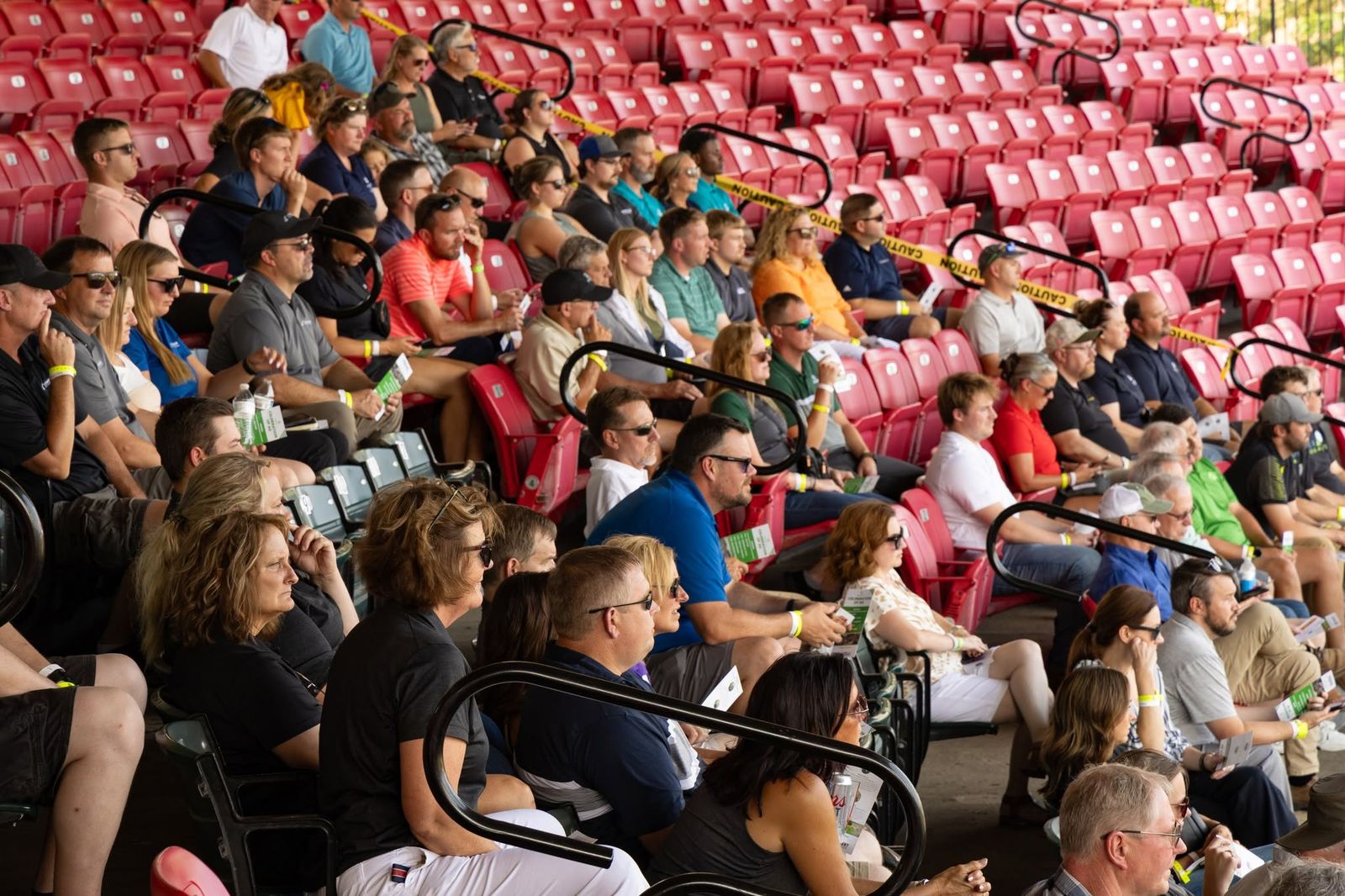 A full grandstand at ISG Field